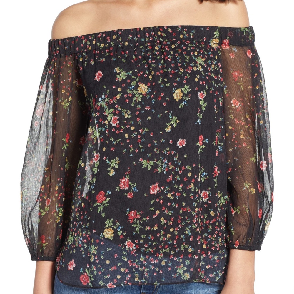 BAILEY/44 OFF THE SHOULDER SHIRT SIZE SMALL